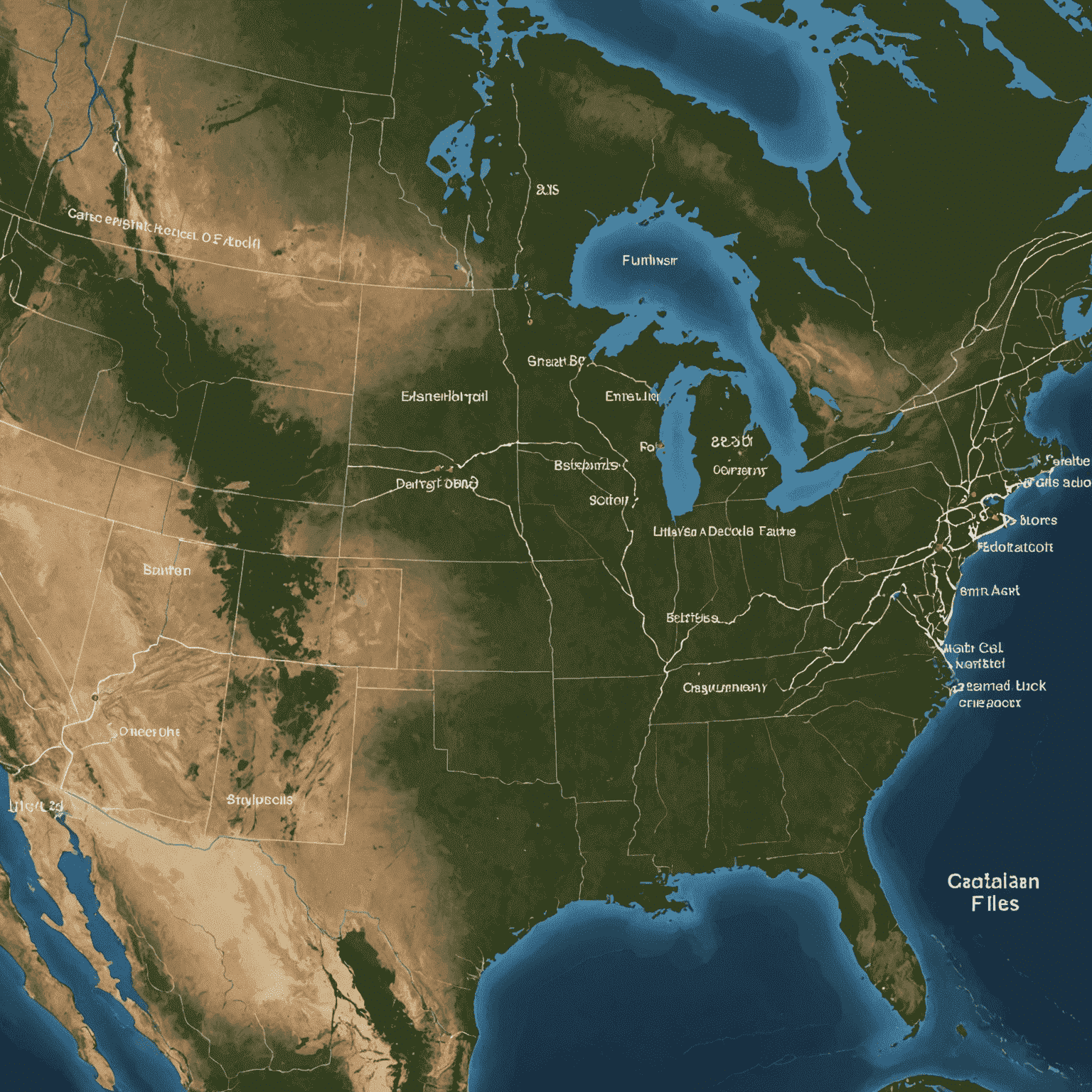 Map showing oil pipeline network connecting Canadian oil fields to US refineries, with animated flow indicators